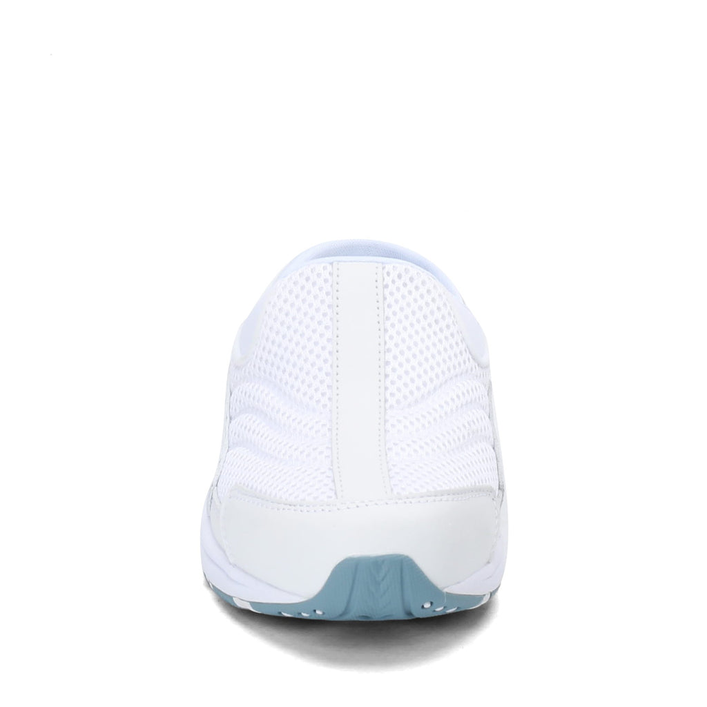 Women's Easy Spirit Traveltime Classic Clog WHITE / LIGHT BLUE TRAVELTIMEWTBLU