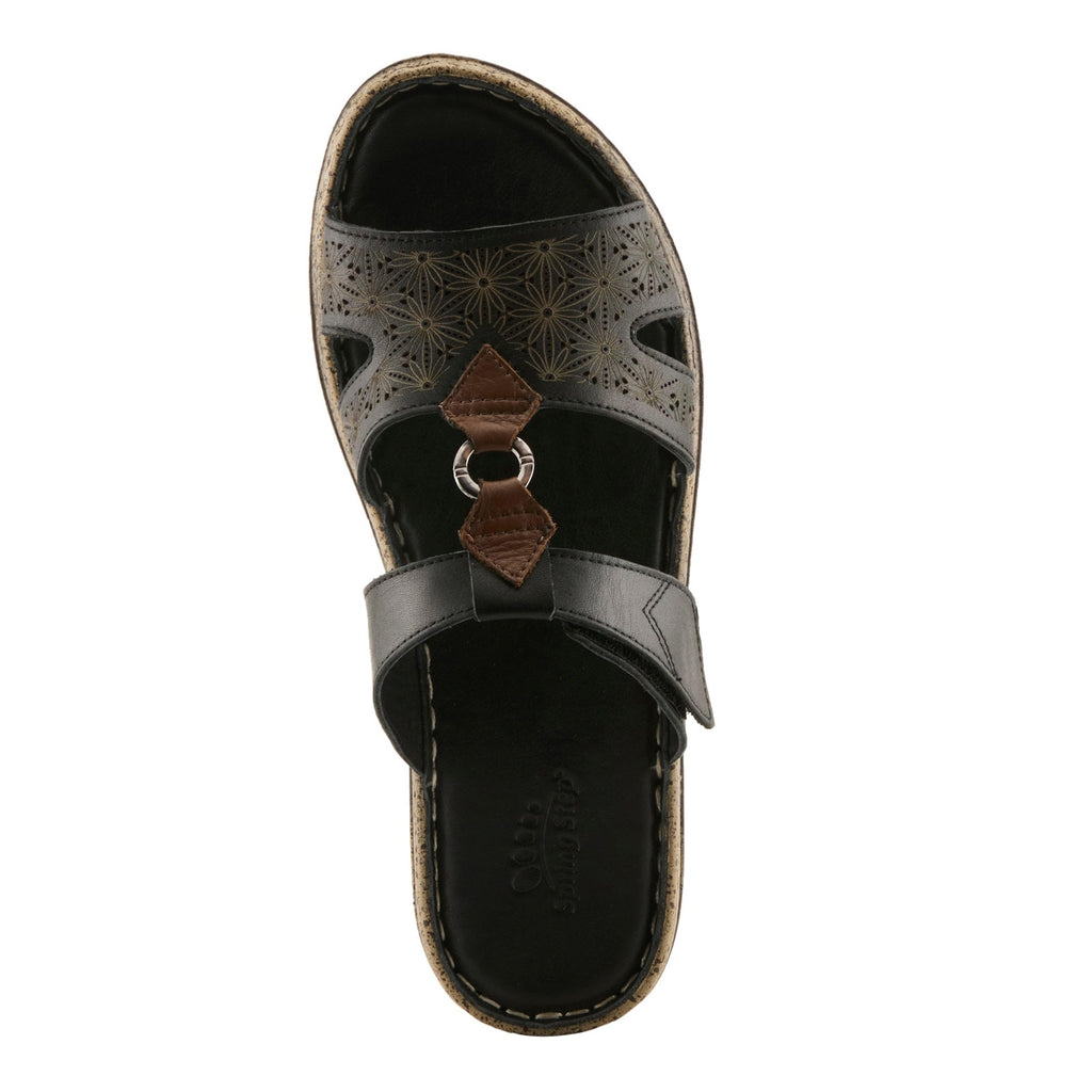 Women's Spring Step Virelle Sandal BLACK VIRELLE-B