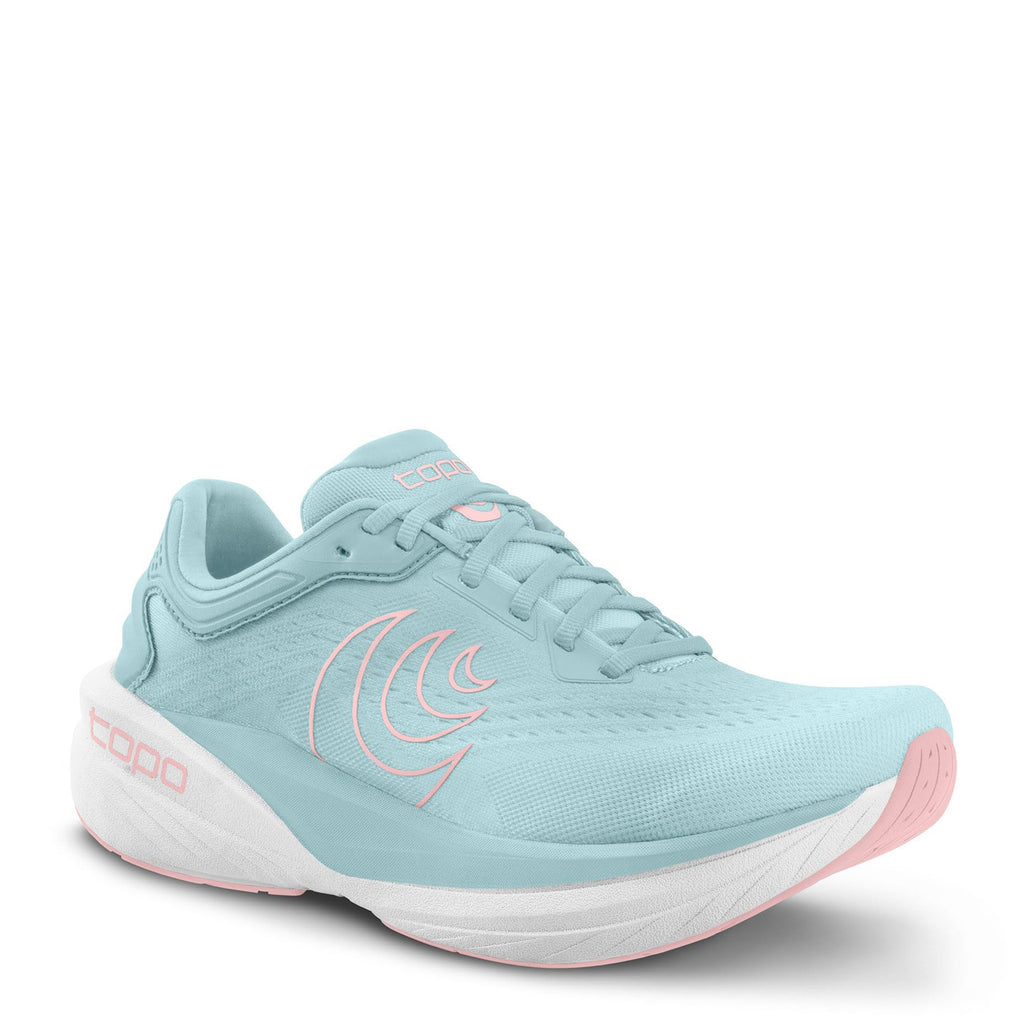 Women's Topo Phantom 4 Running Shoe DUSTY BLUE / PINK W087-DBLPNK