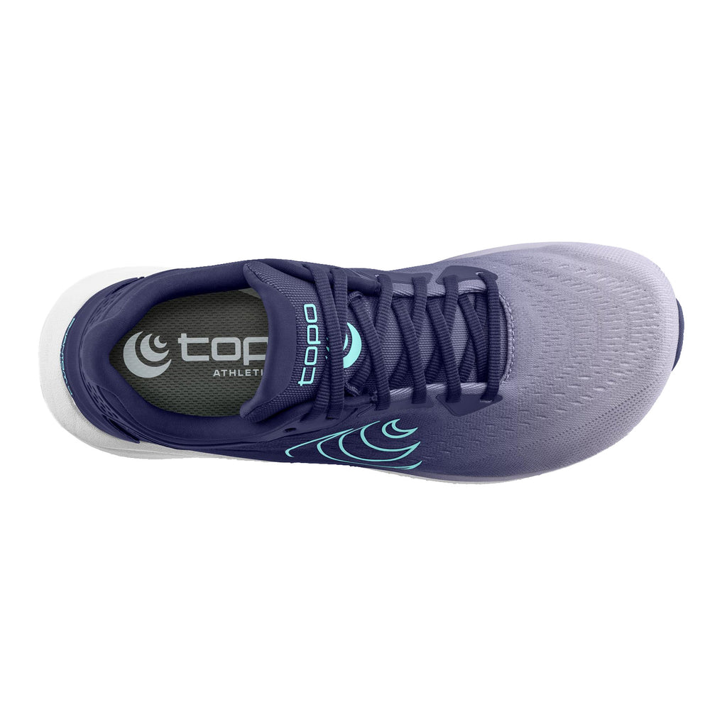 Women's Topo Phantom 4 Running Shoe - Wide Width PURPLE W087-PURBLU-W
