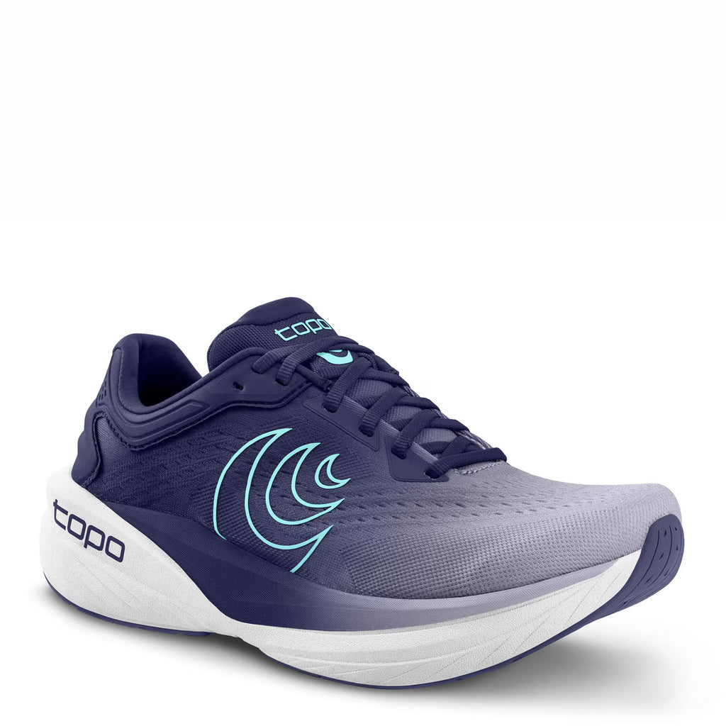 Women's Topo Phantom 4 Running Shoe - Wide Width PURPLE W087-PURBLU-W
