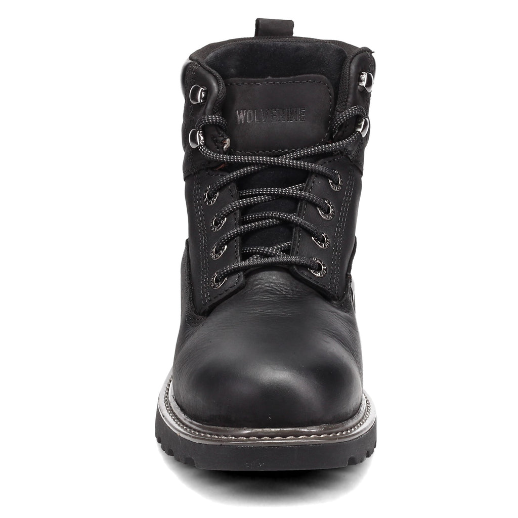 Men's Wolverine Boots Floorhand 6 inch Waterproof Work Boot BLACK W10691