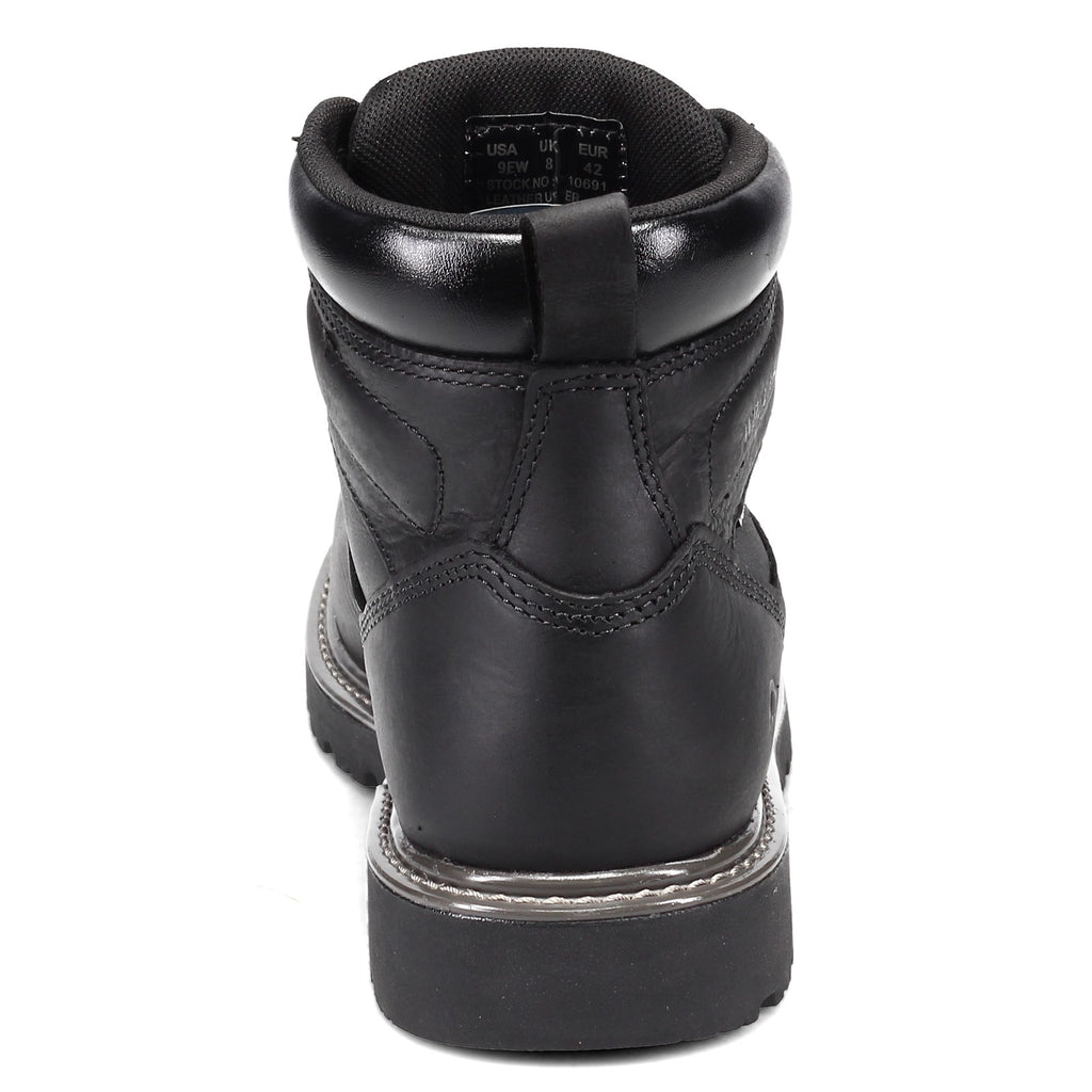 Men's Wolverine Boots Floorhand 6 inch Waterproof Work Boot BLACK W10691