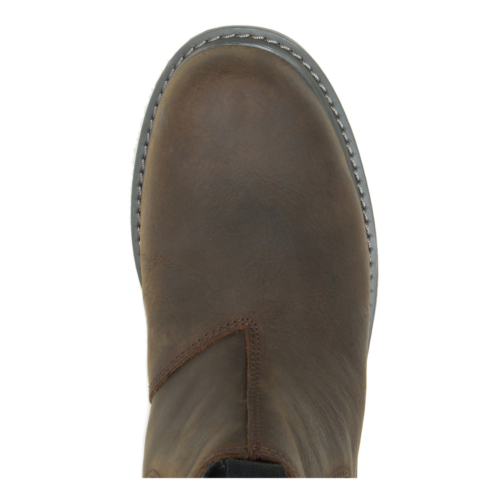 Men's Wolverine Boots Floorhand Romeo Soft Toe Work Boot DARK BROWN W220030